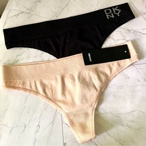 DKNY Energy Low Rise Seamless Thong - Pack of 2